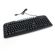[VER-ACC-98109] Teclado Verbatim multimedia USB negro .