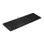 [HP-ACC-266C9AA] Teclado alámbrico HP 125 en español .