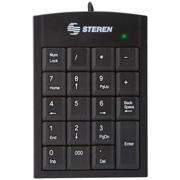 [STE-TEC-625N] Teclado numerico de usb STEREN 1 pza .