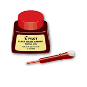 [PIIL-TIN-43700] Tinta de repuesto SC-RF Pilot para marcador, color rojo, botella de 30 ml