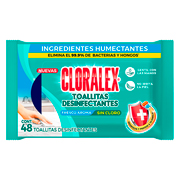 [CLX-TOALLA-48] Toallas Cloralex desinfectantes c/48. .