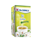 [MCC-TE-LIMON25] Té limón McCormick caja con 25 sobres .