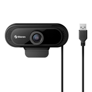 [STE-COM-122] Webcam usb full hd resolución con micrófono STEREN 1 pza