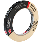 [TUK-ADS-101010] másking tape tipo 110 TUK 12mm x 50m , color crema, 1 pza