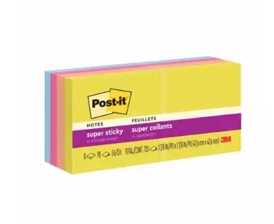 | P3M-PST-066981 | Notas adhesivas mod. 622-8SSJOY Post-it2x2 pulgadas 8 blocks con 90 hojas