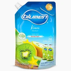 [Nao-018]BLUMEN JABON LIQUIDO PARA MANOS POUCH KIWI Y STARFRUIT 1050ml