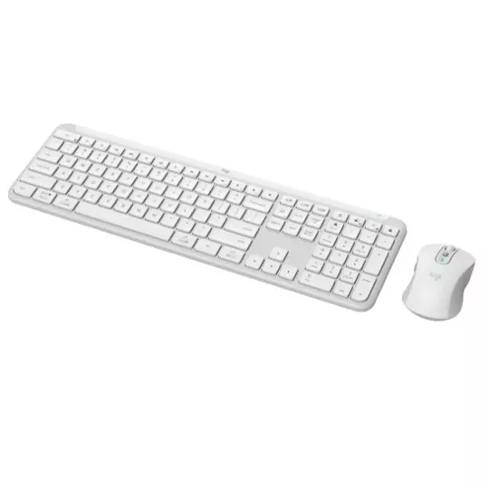 [PF-LOG-MK950B]Kit Teclado y Mouse Logitech Signature Slim MK950 Inalámbrico Blanco (Español)