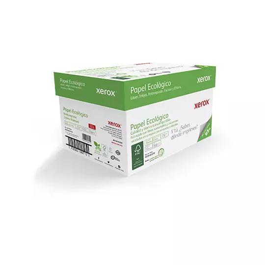 [PXER-LIC-ECOLOG]Caja de papel bond Ecológico Xerox tamaño carta 93% de blancura 75gr.