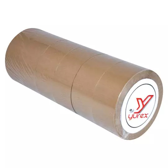[Nao-145] Caja de Cinta de Empaque Canela YUREX 48 mm x 150 m — 36 piezas