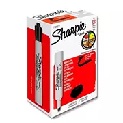 [BER-MAR-9877] Marcador permanente Sharpie Tank negro caja con 12 piezas