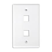 LM-Tapa faceplate 2 pto Brobotix blanca odo rj