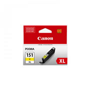 Tanque de tinta Canon CLI-151 XL amarillo.