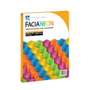 [COP-PAP-NEONNAR] Papel Facia Neon carta color naranja 75 gr