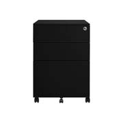 [JMM-AR-4587N] Archivero metalico 2+1 modelo sarre color negro