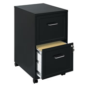 [SPS-AR-16872] Archivero metálico SPACE SOLUTIONS tamaño carta 2 gavetas color negro