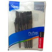 [AZO-BOL-6805NEG] Bolígrafo fino Pin Point 0.7 mm color negro empaque con 5 pzas