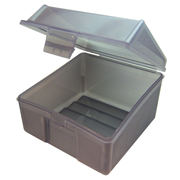 [AZO-TARJ-5818] Caja multiusos de plástico Sablón grandecolor humo