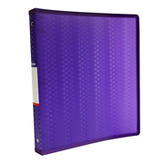 [ESS-CAR-F905M] Carpeta de argollas Oxford catra color morado de 1' herraje 'O'