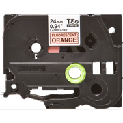 [BRO-CIN-TZEB51] Cinta brother color negro sobre naranja fluorescente TZEB51