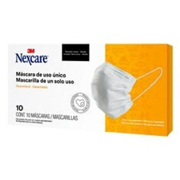 [3M-CUB-PAQ50] Cubrebocas desechable 3M color blanco .