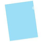 [FTC-FOL-9121] FOLDER PORTADOCUMENTOS TIPO L 9121 CARTA AZUL C/12