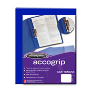 [ACO-CAR-P0963] Folder accogrip carta ACCO color azul obscuro con palanca