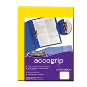 [ACO-FOL-P0974] Folder accogrip oficio ACCO color amarillo con palanca