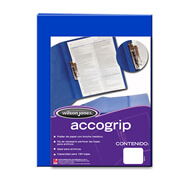 [ACO-FOL-P0973] Folder accogrip oficio ACCO color azul obscuro con palanca