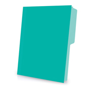 [ESS-FOL-5012AQU] Folder de color Pendaflex carta color aqua ceja 1/2 caja con 50 pzas