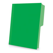 [ESS-FOL-02512VD] Folder de color Pendaflex carta color verde ceja 1/2 caja con 25 pzas