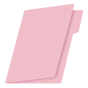 [FTC-FOL-FCR04] Folder manila Fortec carta color rosa ceja 1/2 caja con 100 pzas