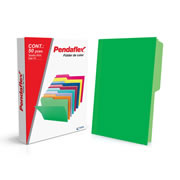 [ESS-FOL-15012VD] Folder manila Pendlaflex oficio color verde ceja 1/2 caja con 50 pzas