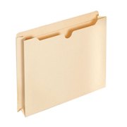 [ESS-FOL-3043D10] Folder manila tipo bolsa Globe-Weis carta color crema caja con 10 pzas