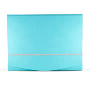 [ESS-FOL-F748] Folder porta documentos triple solapa Oxford carta color azul