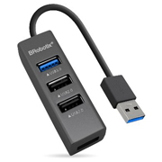 [BR-CO-263021] Hub Brobotix USB v3.0 4 puertos negro .