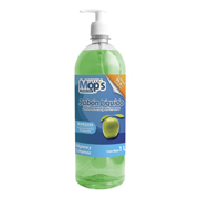 [MOP-JABMZ-1L] Jabon para manos antibacterial Super mops aroma manzana 1 Lt.