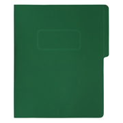 [FTC-FOL-3028] LM-Carpeta pressboard con broche Fortec ta color verde obscuro, paquete c/10 pzs