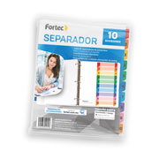[FTC-SEP-6202] LM-Separador númerico con índice Fortec ta cejas de colores con 10 divisiones
