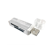 [BR-CO-180420P] Lector USB Brobotix v2.0 todo en uno metalico plata