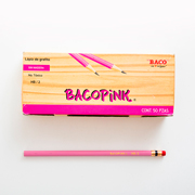 [BAC-LAP-PINKC] Lápiz Bacopink hb no.2, coletivo 50 piezas