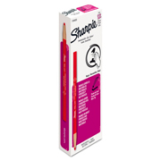 [BER-MAR-11924C] Marcador de cera Sharpie rojo caja con 12 piezas