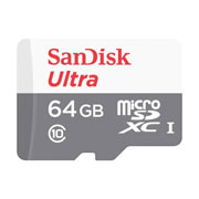 [ME-SAN-MSD64GUL] Memoria Flash Sandisk Ultra, 64GB Microsdxc Uhs-I Clase 10, Con Adaptador