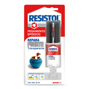 [HEN-PEG-405100] Pegamento epóxico Resistol Repara FuerteTransparente de 25 ml