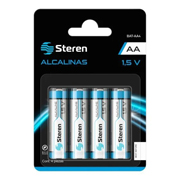 [STE-PIL-BATAA4] Pila alcalina AA STEREN  blister de 4 pzas