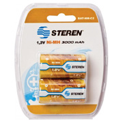 [STE-PIL-BATNMC2] Pila recargable C STEREN blister de 2 pzas