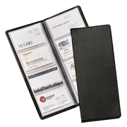 [ESS-TARJ-689610] Porta tarjetas Cardinal negro para 96 tarjetas