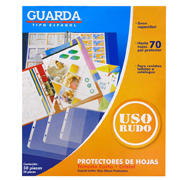 [AZO-PRH-339] Protector de hojas cristalino Guarda 339uso rudo tamaño carta caja con 50 pzas