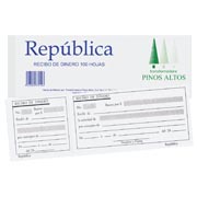 [PIN-POL-RDINERO] Recibo de dinero Pinos Altos block con 100 hojas