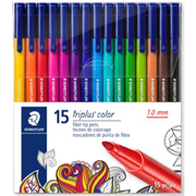 [STD-MAR-3TB15] Rotulador Staedtler triplus colores, estuche con 15 piezas