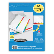[ACO-SEP-P0442] Separador multidex 5 divisiones ACCO tamaño carta